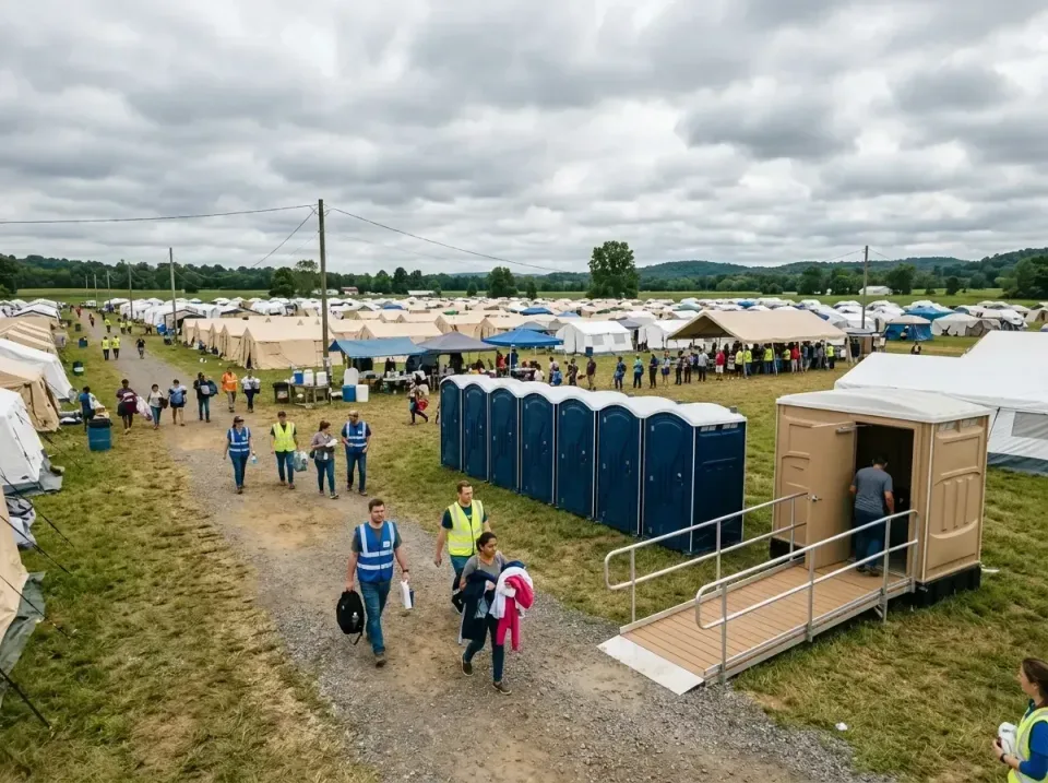 disaster-relief-camp-restrooms-010 — frequently asked questions, Dumpster & Portable Bathrooms Rental in Clayton, DE